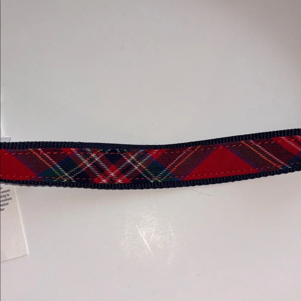 Janie and Jack Red Plaid Belt 12-24 Month NWT RED TARTEN PLAID BELT BABY BOY